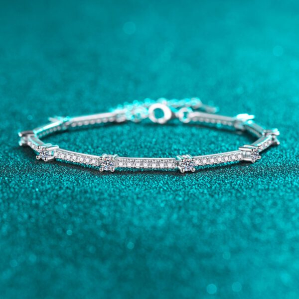 Moissanite Diamond Bracelet - Image 2