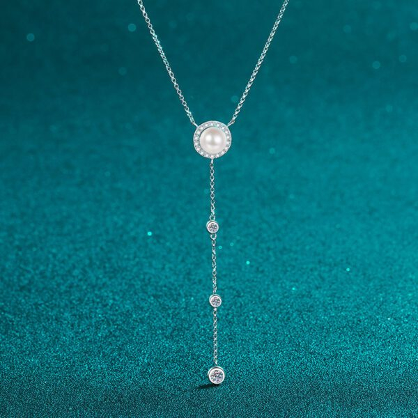 Moissanite Long Pendant. - Image 2