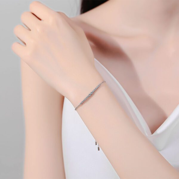 Moissanite Minimalist Bracelet