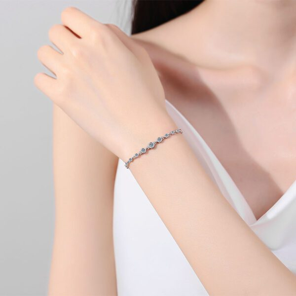 Moissanite Minimalist Bracelet