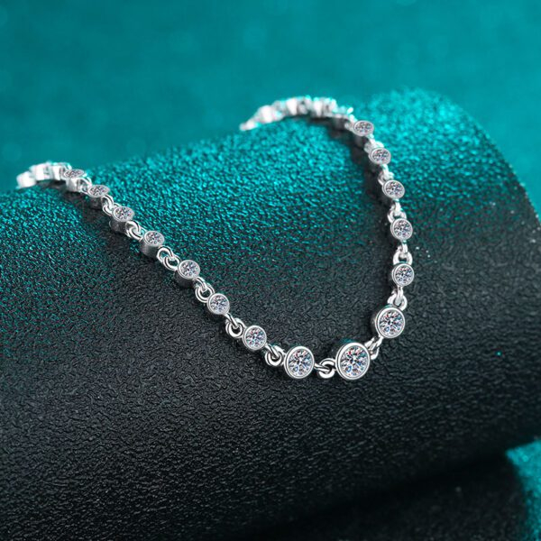 Moissanite Minimalist Bracelet - Image 5